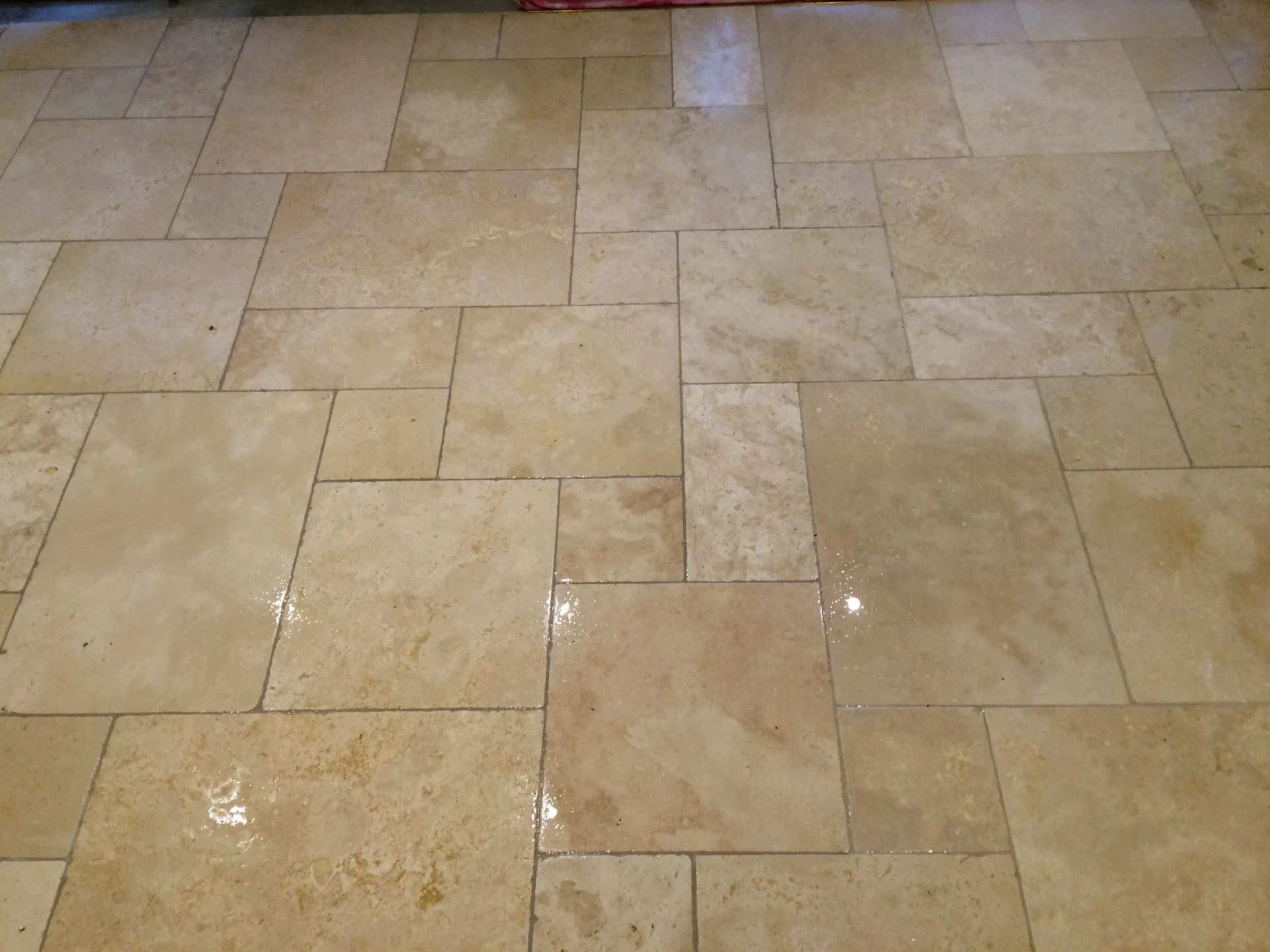 Limestone Floor Cleaning