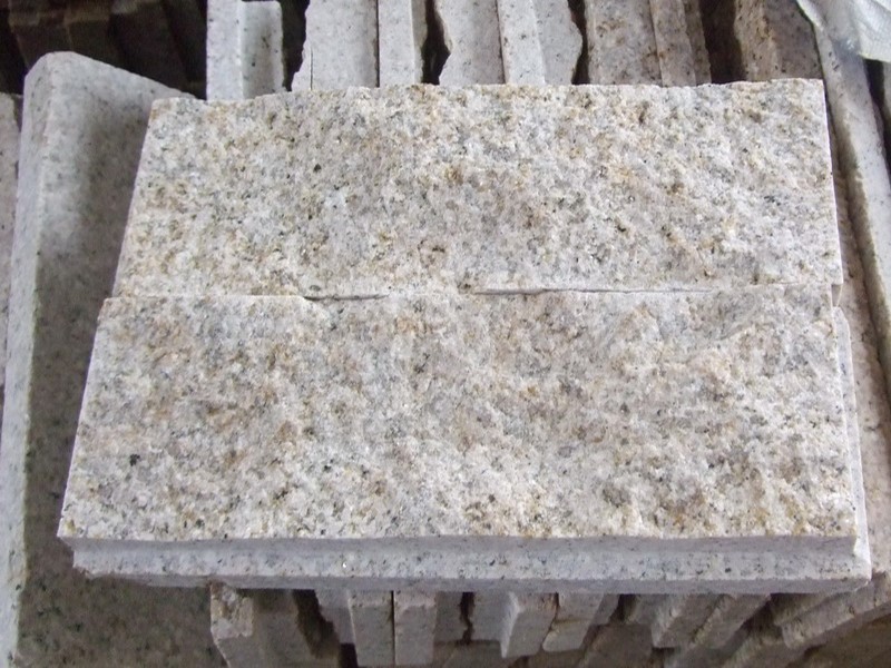 Sunset Gold Granite Mushroom Stone Wall Facade Natural Split Sunset Gold Granite Mushroom Stone Wall Facade Natural Split