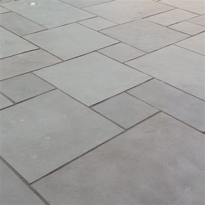 سنگفرش سنگ آهک خاکستری